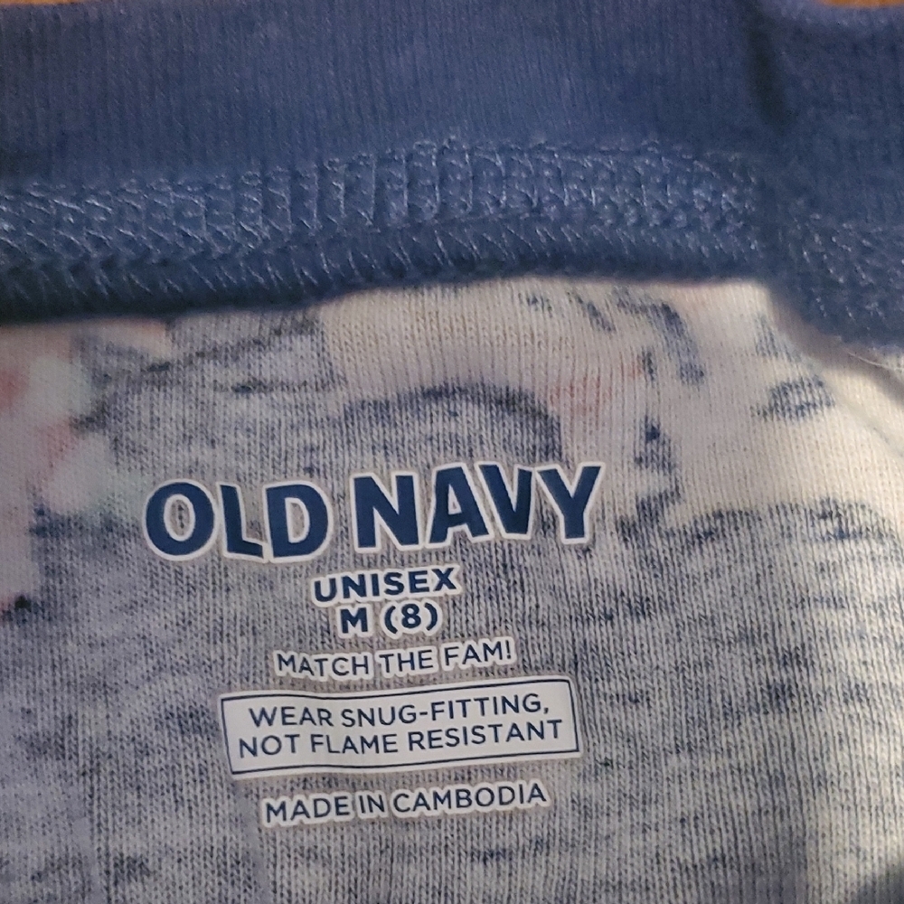 Old Navy Kids Blue Festive Pajama Set - Picture 2 of 2